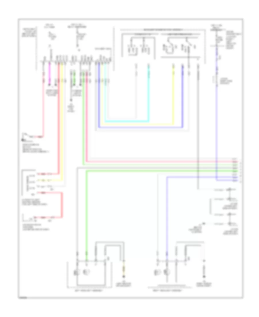 Headlights Wiring Diagram, EV (1 из 2) для Scion iQ 2013