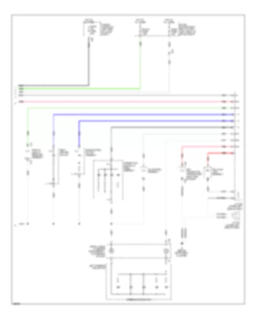 Instrument Illumination Wiring Diagram, EV (2 из 2) для Scion iQ 2013