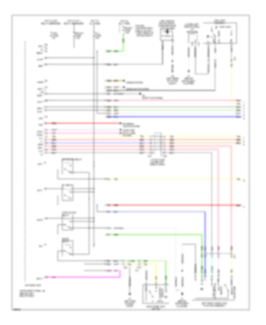 Power Door Locks Wiring Diagram, EV (1 из 4) для Scion iQ 2013