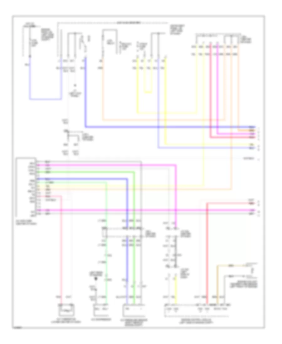Электросхема кондиционера с ручный управлением (1 из 2) для Scion xB 2013