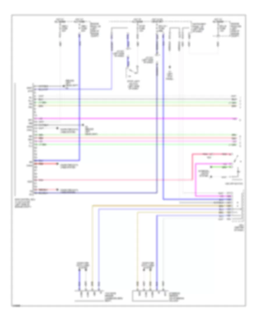 Электросхема антиблокировочной тормозной системы АБС (ABS) (1 из 2) для Scion xB 2013