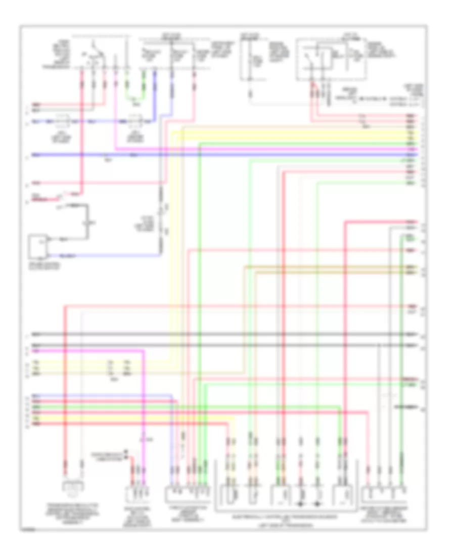 2.4L, Электросхема системы управления двигателем (3 из 4) для Scion xB 2013