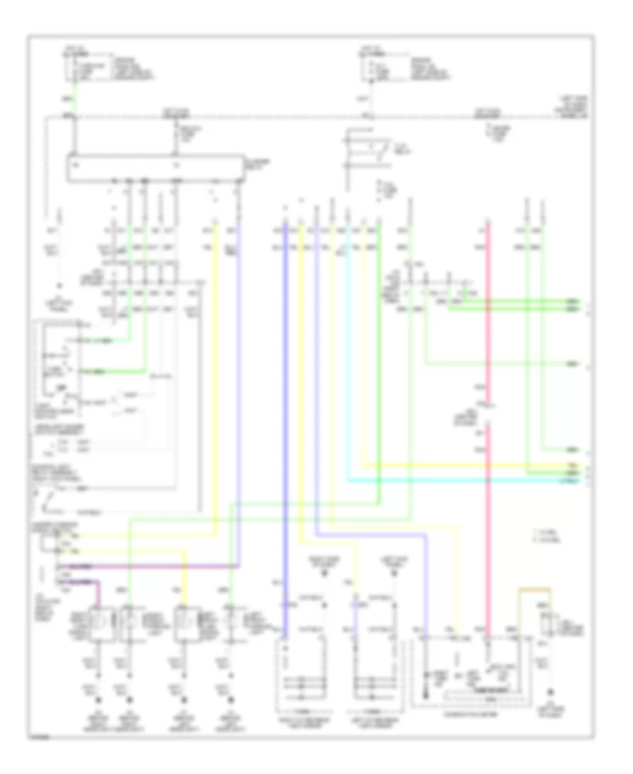 Электросхема внешнего освещения (1 из 2) для Scion xB 2013