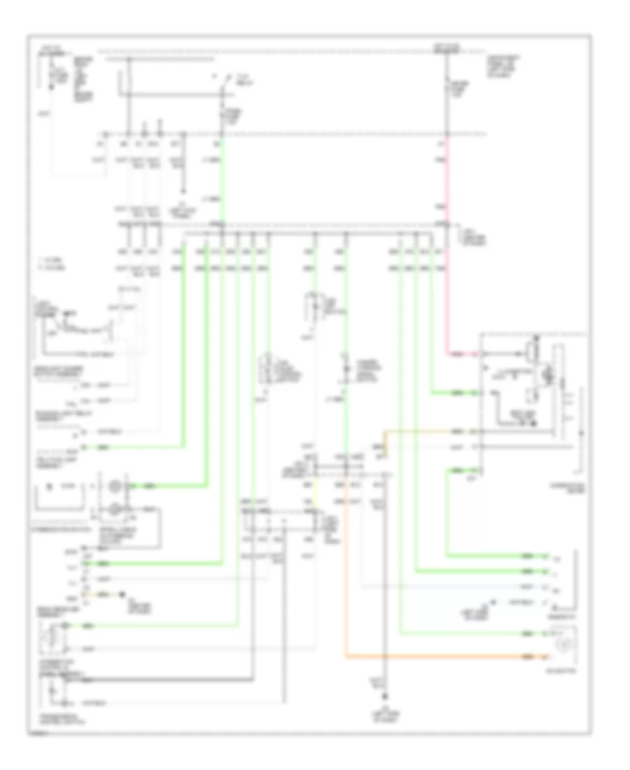 Электросхема подсветки приборов для Scion xB 2013