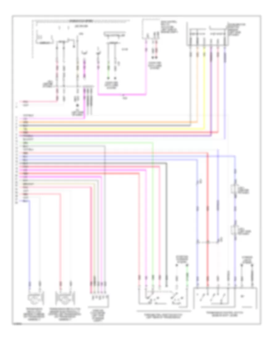 Электросхема коробки передач АКПП (2 из 2) для Scion xB 2013
