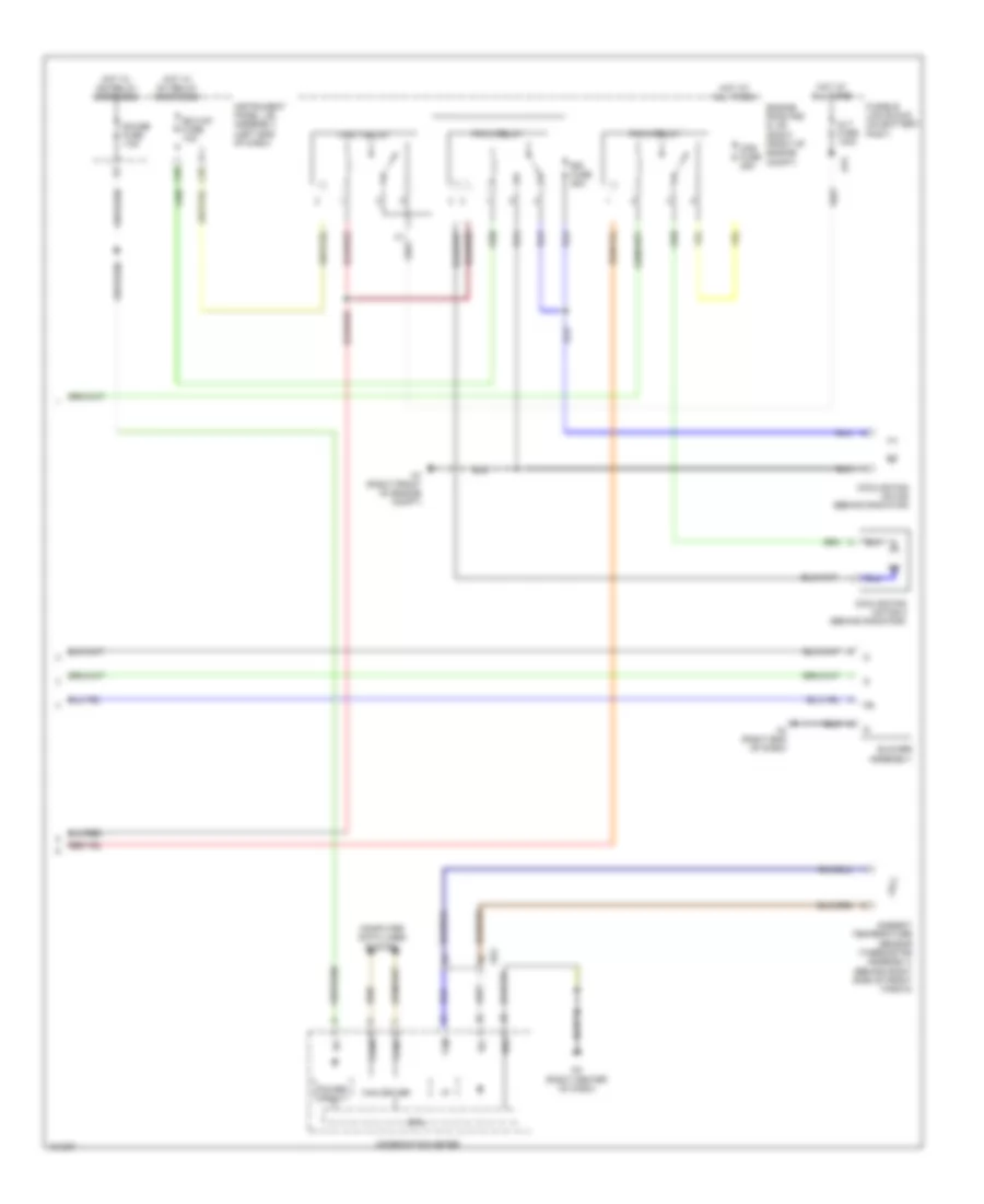Электросхема кондиционера (3 из 3) для Scion FR-S 2014