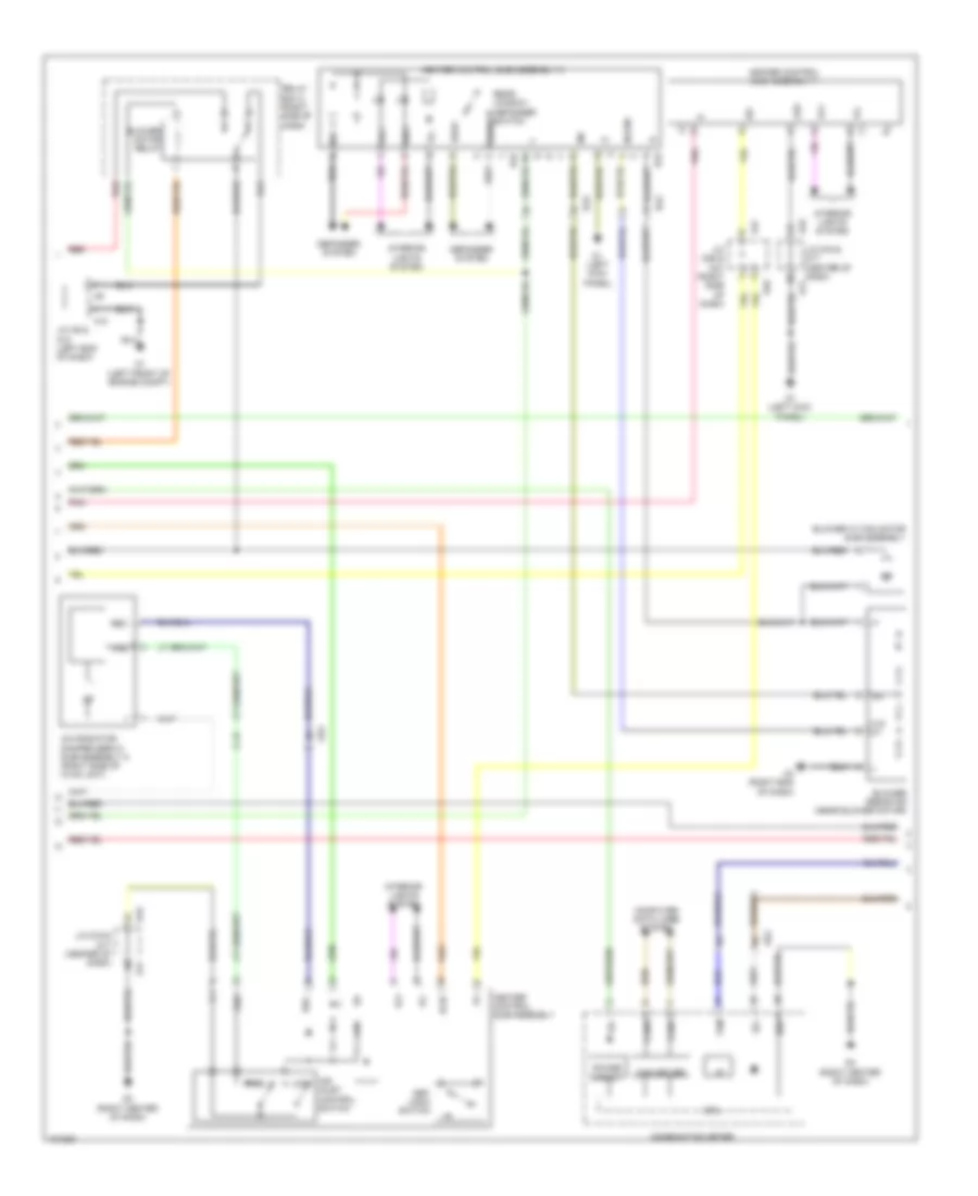 Электросхема кондиционера с ручный управлением (2 из 3) для Scion FR-S 2014