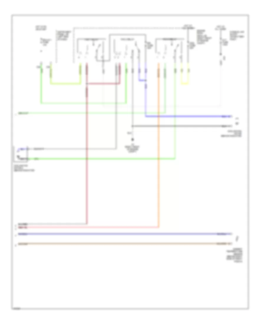 Электросхема кондиционера с ручный управлением (3 из 3) для Scion FR-S 2014