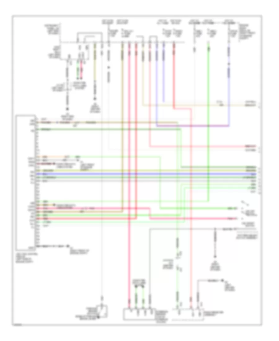 Электросхема антиблокировочной тормозной системы АБС (ABS) (1 из 2) для Scion FR-S 2014