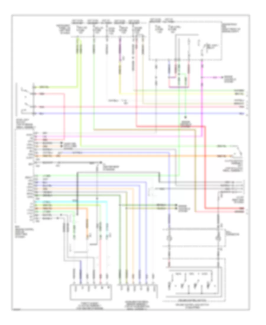 Электросхема системы круизконтроля (1 из 2) для Scion FR-S 2014
