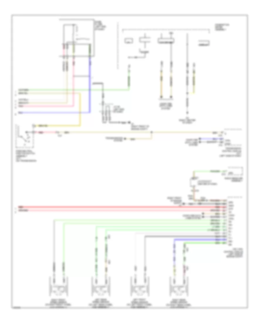 Электросхема системы круизконтроля (2 из 2) для Scion FR-S 2014