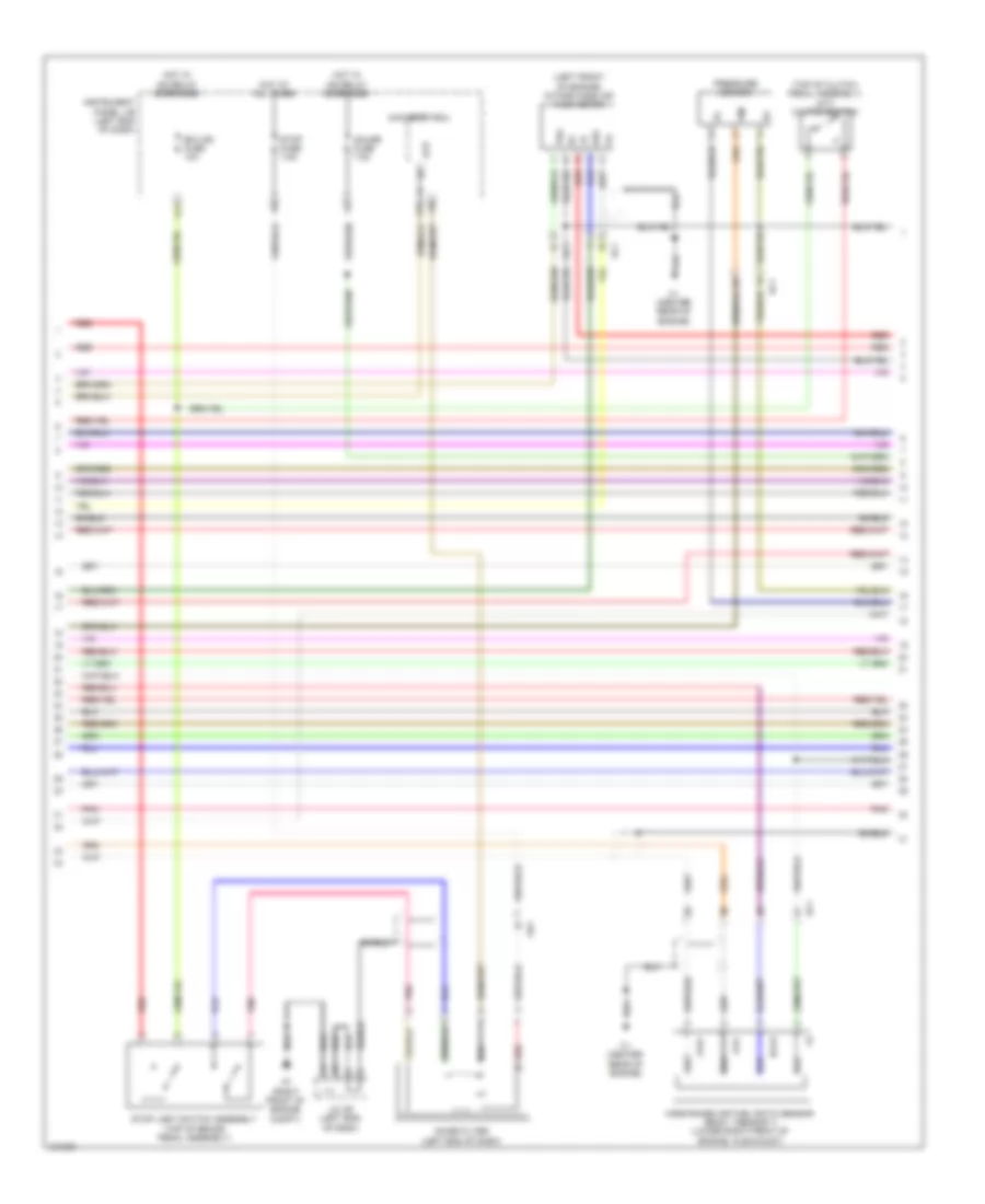 2.0L, Электросхема системы управления двигателем (2 из 6) для Scion FR-S 2014