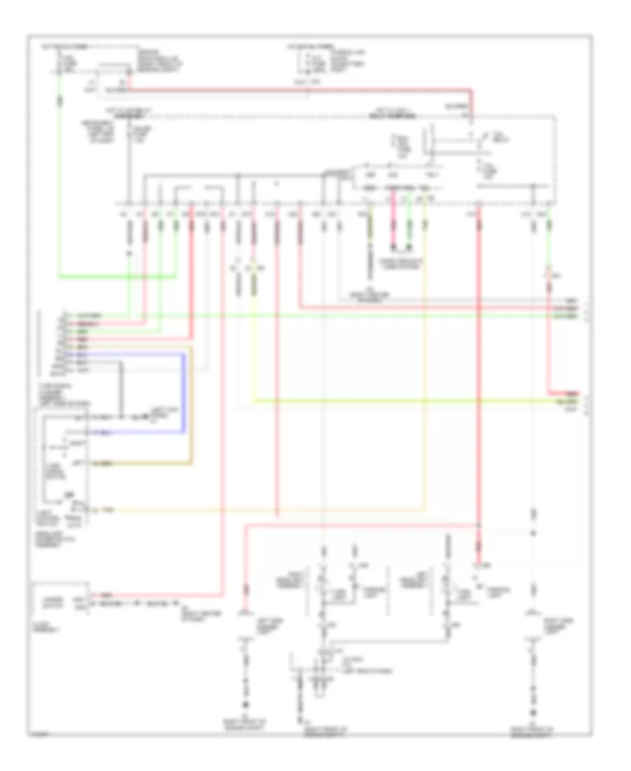 Электросхема внешнего освещения (1 из 2) для Scion FR-S 2014