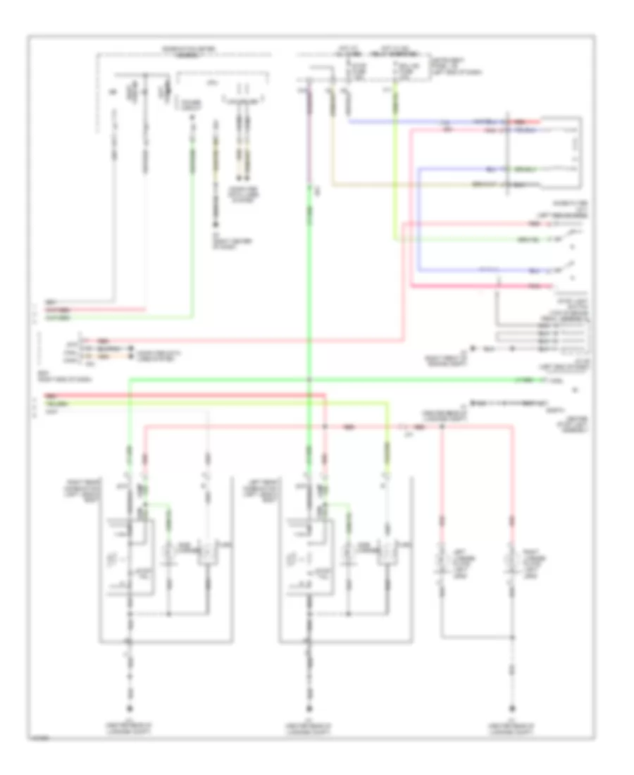 Электросхема внешнего освещения (2 из 2) для Scion FR-S 2014