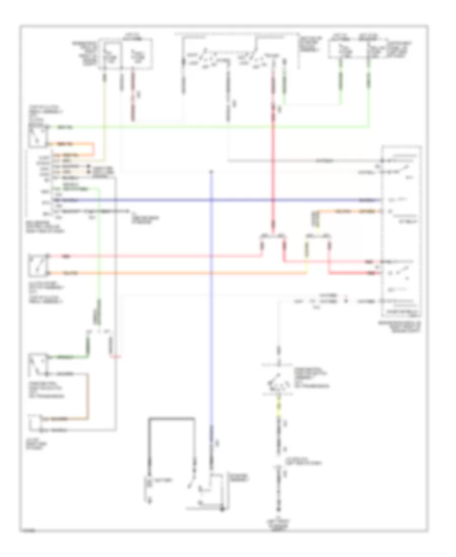 Электросхема стартера, без Умный Вход и Запускают Систему для Scion FR-S 2014