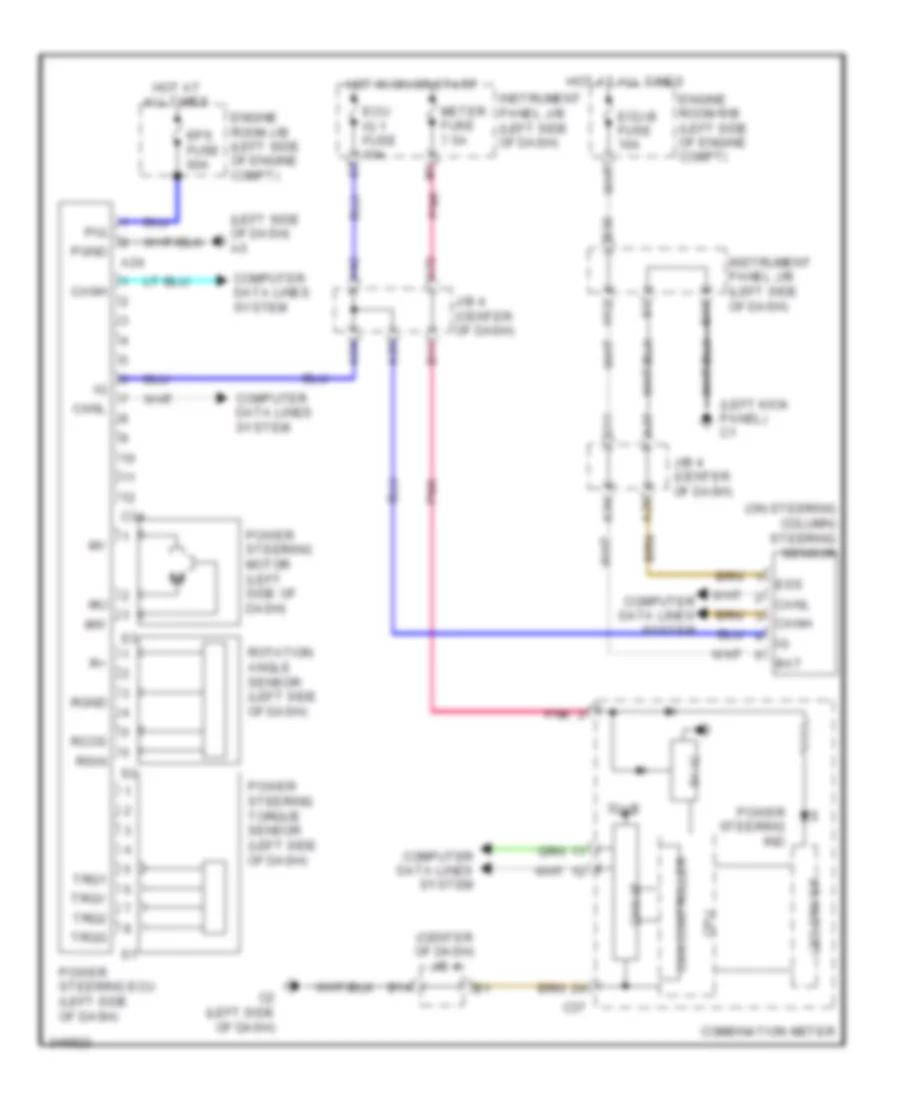 Электросхема усилителя руля для Scion xB 2014