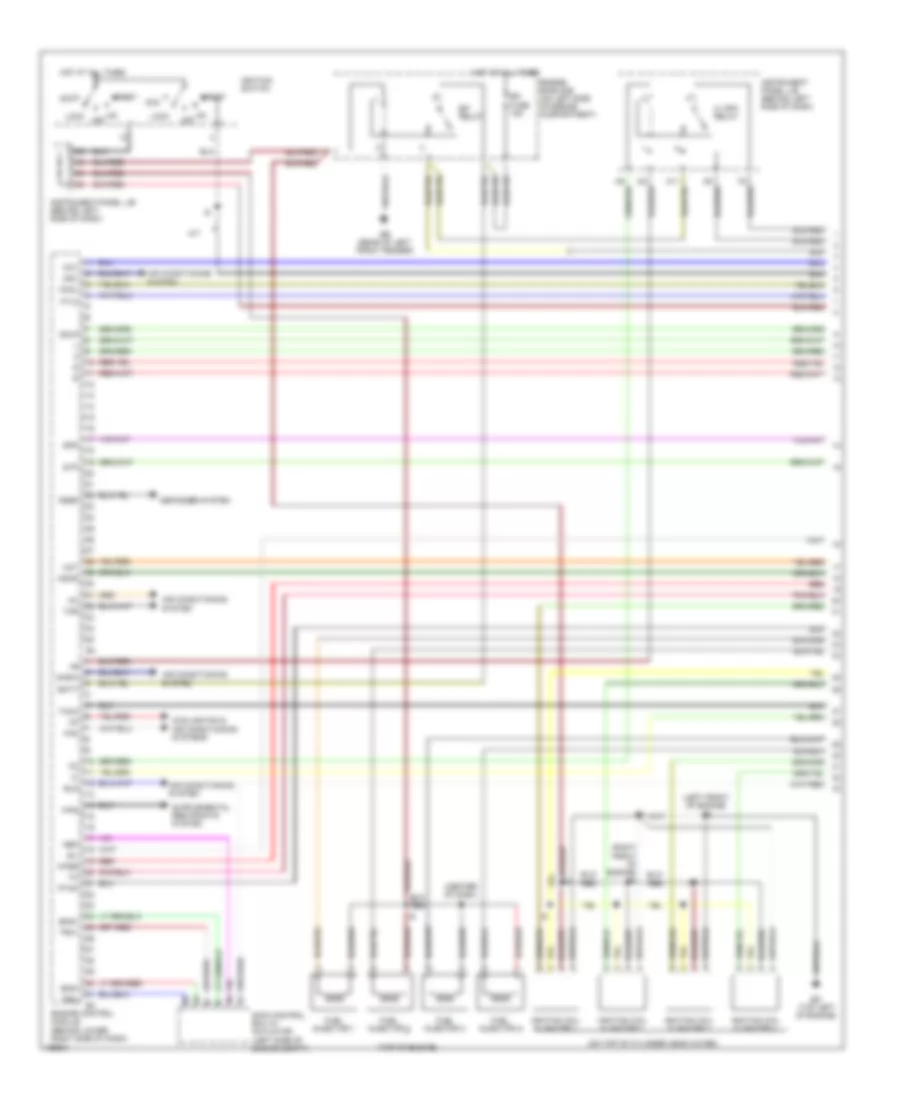 Электросхема системы управления двигателем (1 из 4) для Scion xB 2004
