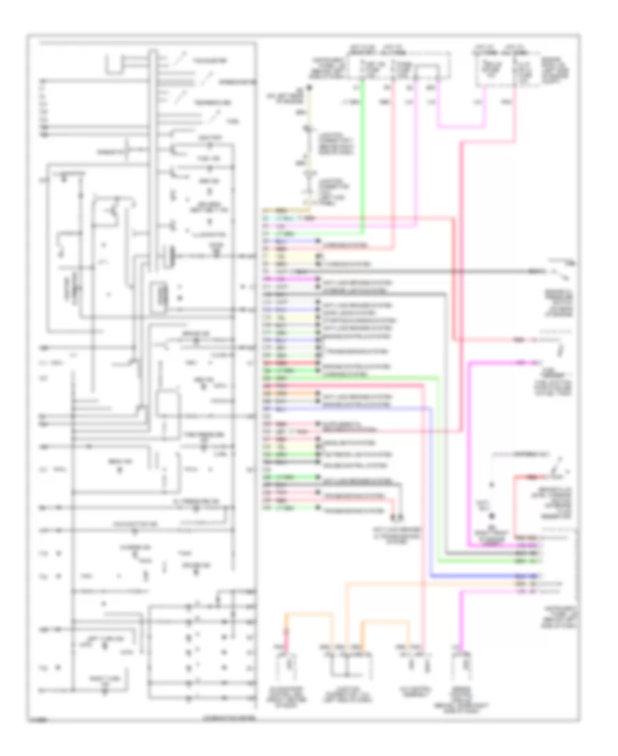 Электросхема панели приборов для Scion tC 2006