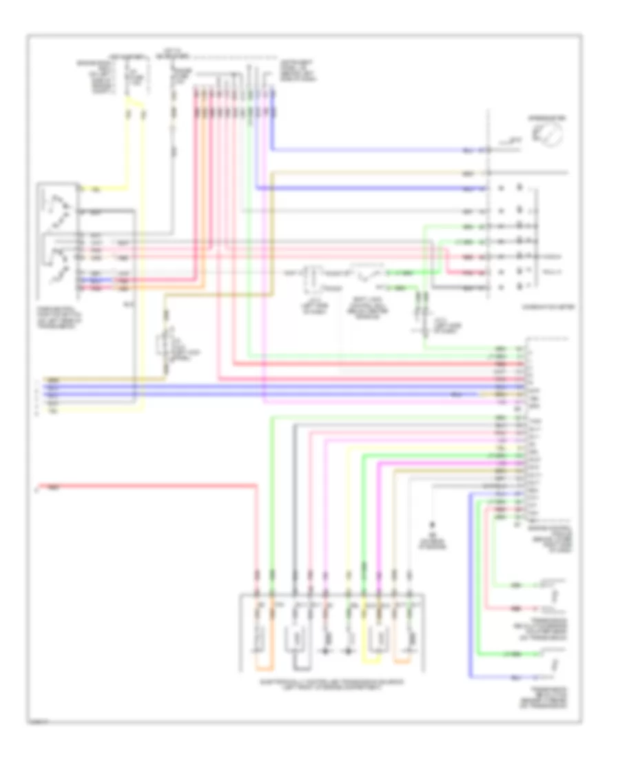 Электросхема автоматической коробки передач АКПП (2 из 2) для Scion tC 2006