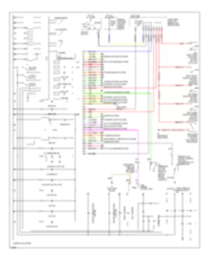 Электросхема панели приборов для Scion xB 2006