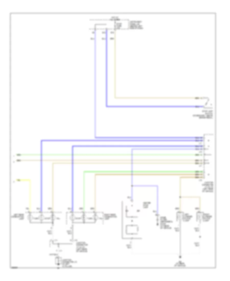 Электросхема внешнего освещения (2 из 2) для Scion tC Spec 2008