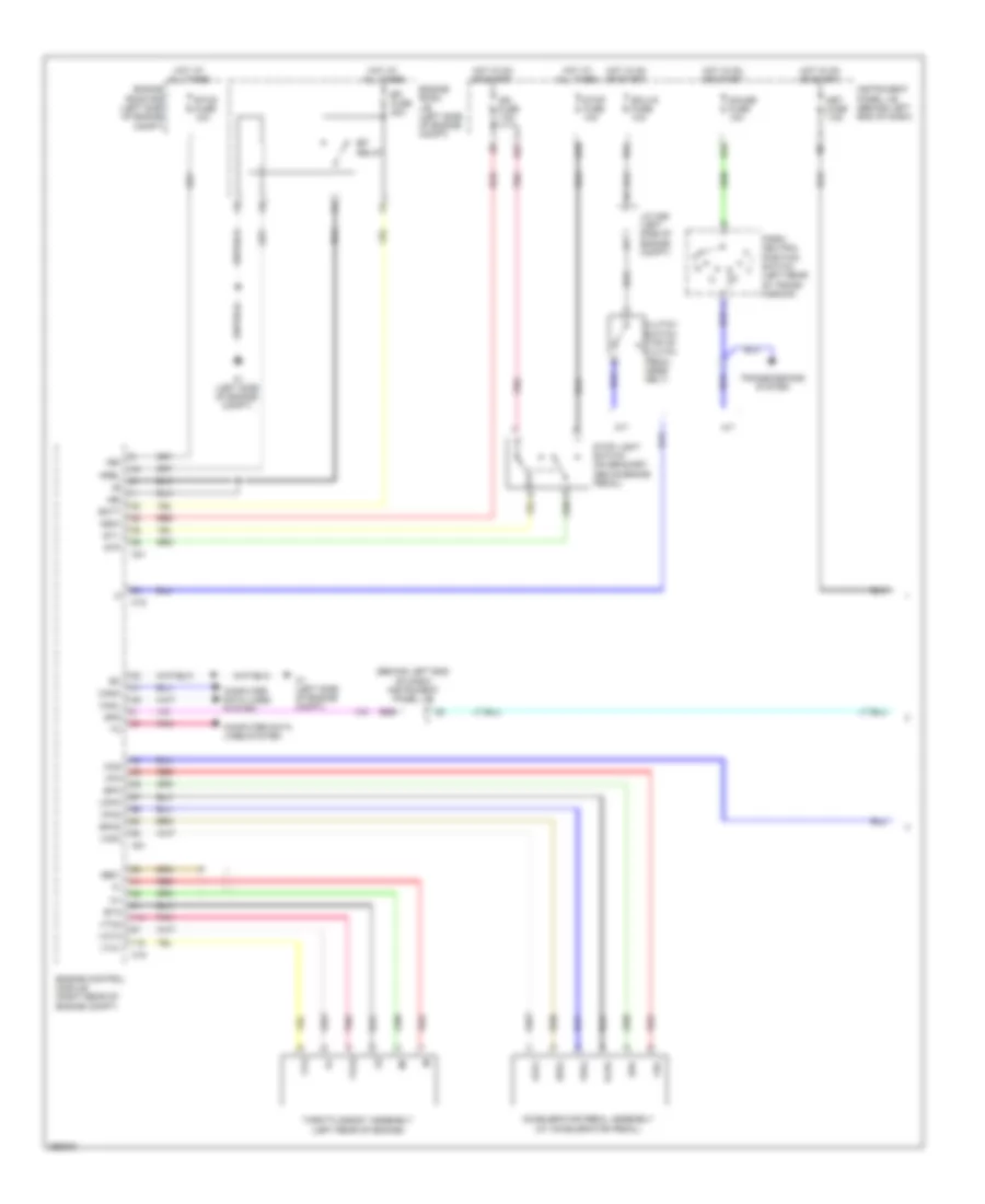 Электросхема системы круизконтроля (1 из 2) для Scion xD 2008