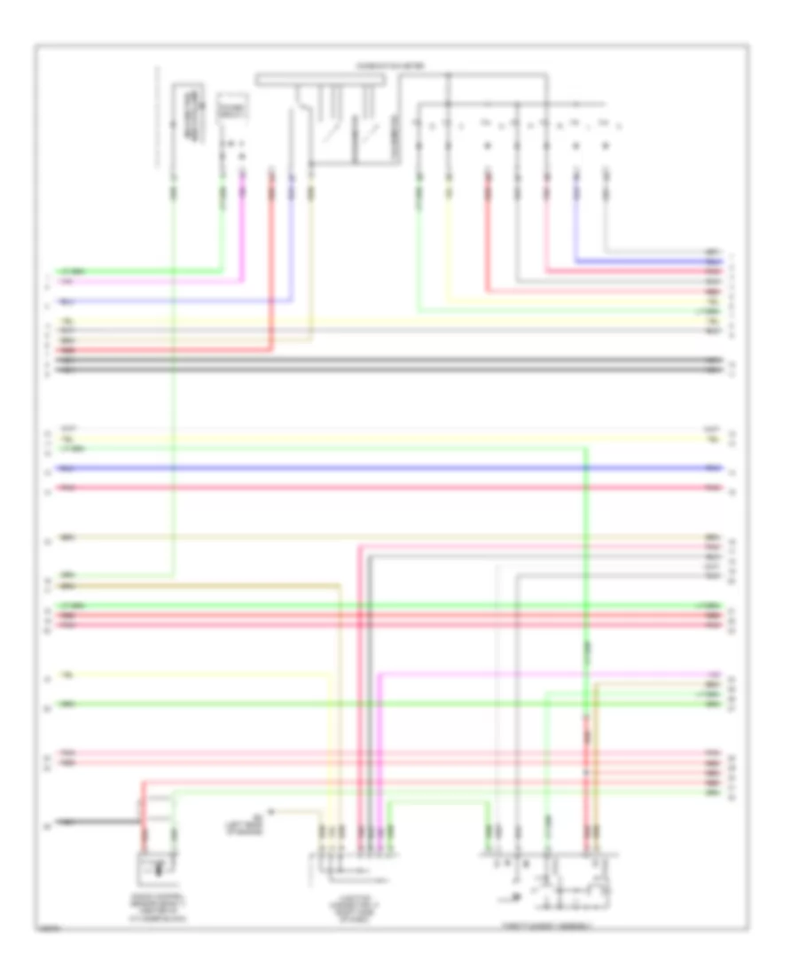 2.4L, Электросхема системы управления двигателем (4 из 6) для Scion tC 2009