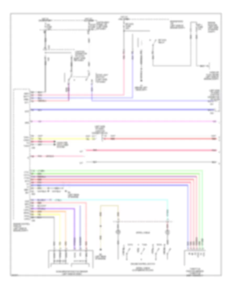 Электросхема системы круизконтроля (1 из 2) для Scion xB 2009