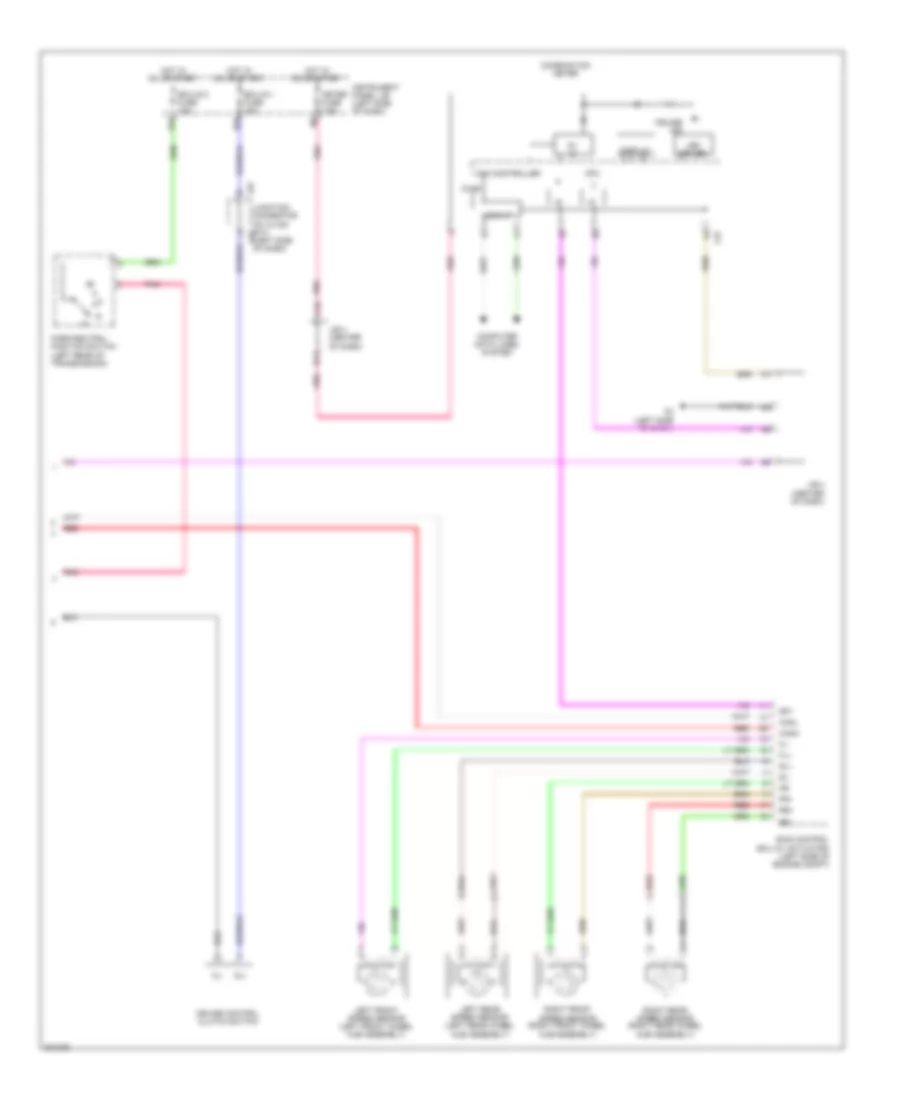 Электросхема системы круизконтроля (2 из 2) для Scion xB 2009