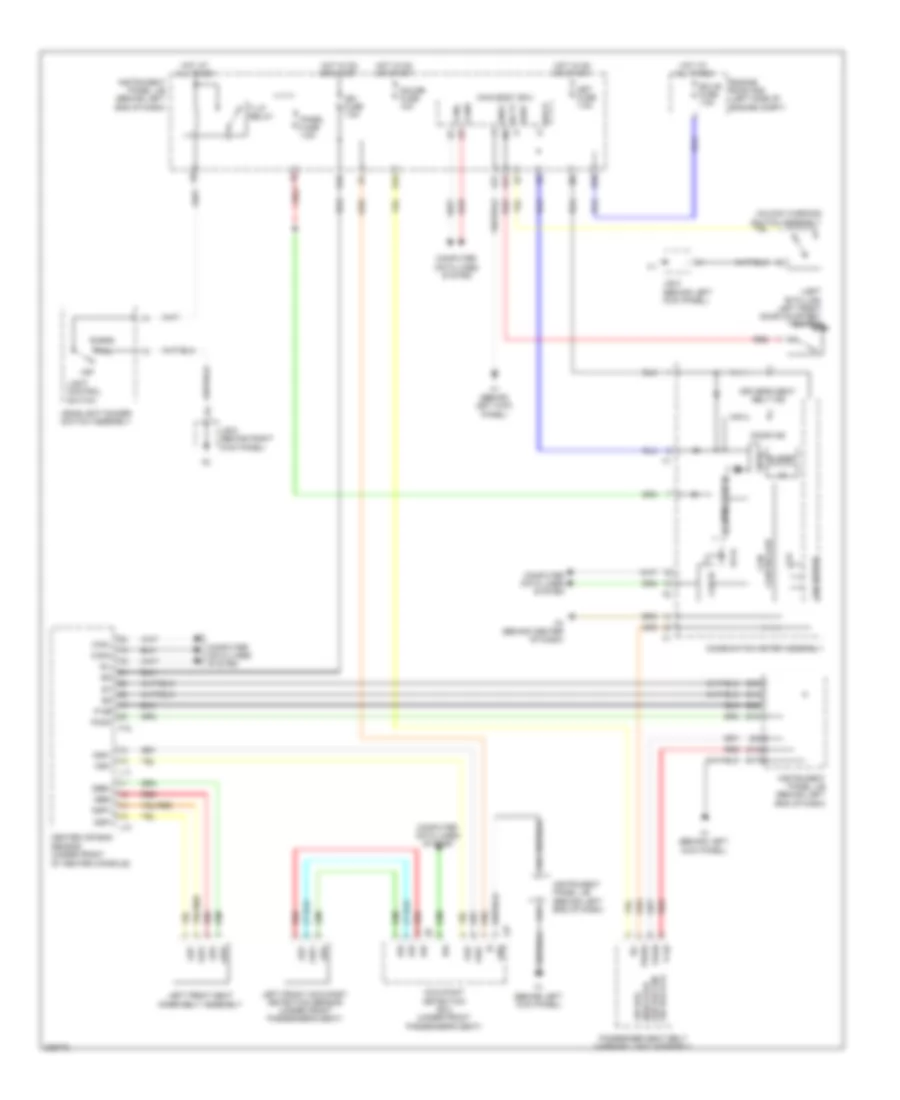 Все схемы для электропроводки Scion xD 2009 Wiring diagrams for cars