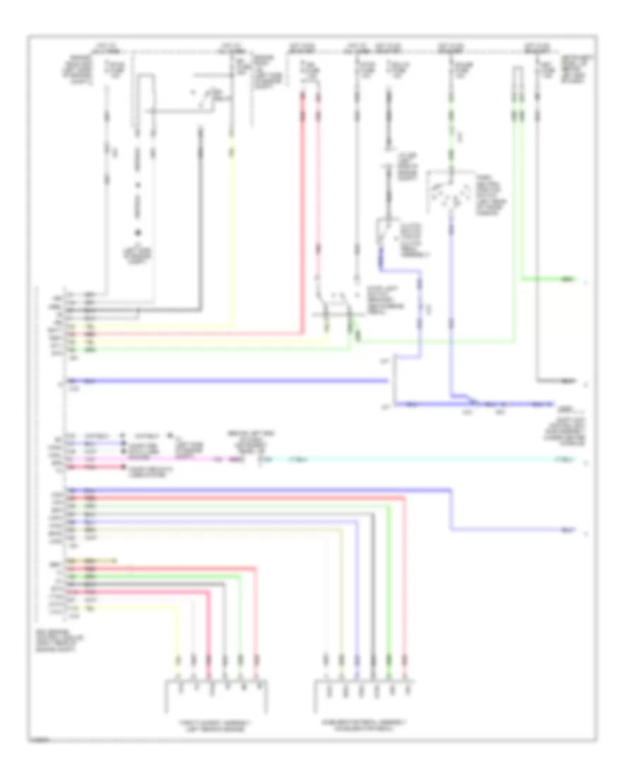 Электросхема системы круизконтроля (1 из 2) для Scion xD 2011