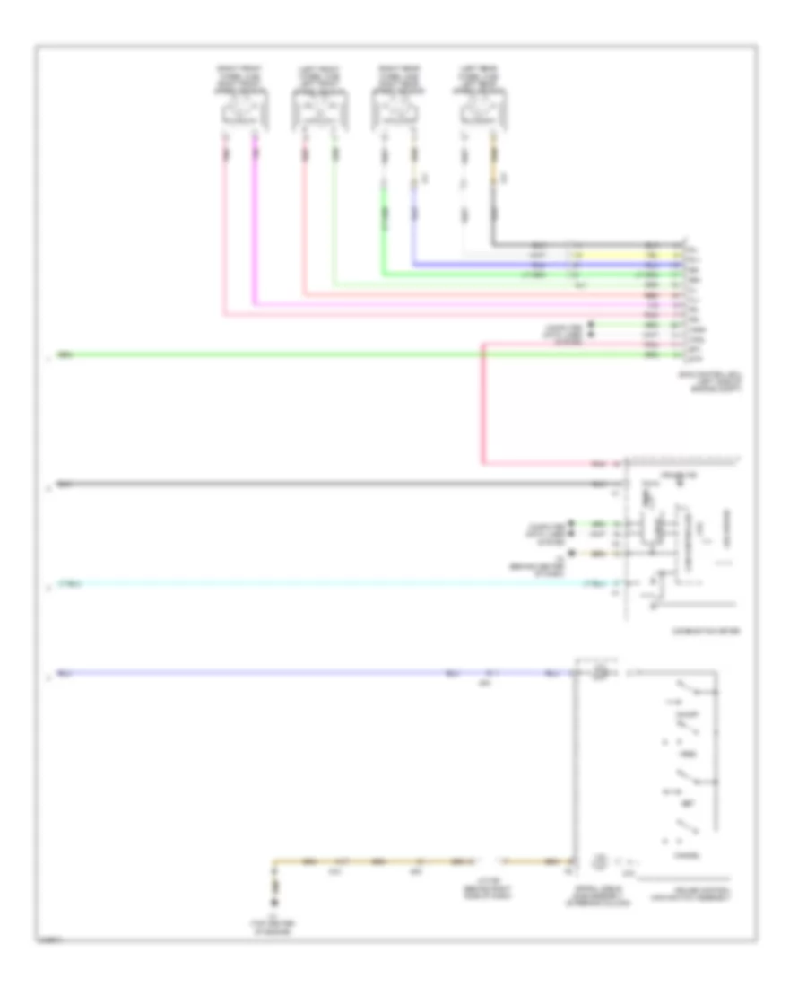 Электросхема системы круизконтроля (2 из 2) для Scion xD 2011