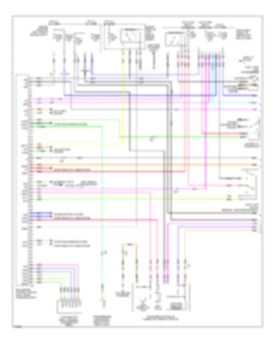 1.8L, Электросхема системы управления двигателем (1 из 4) для Scion xD 2011