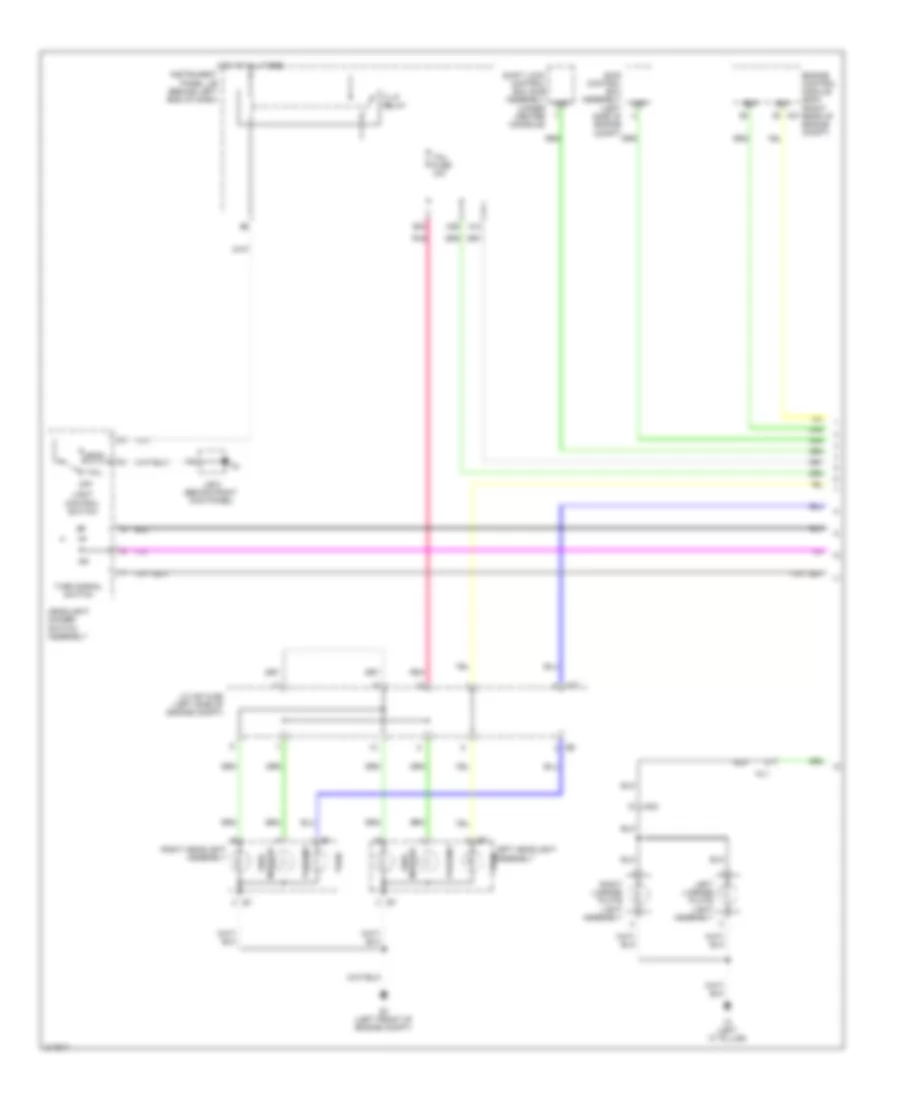 Электросхема внешнего освещения (1 из 2) для Scion xD 2011