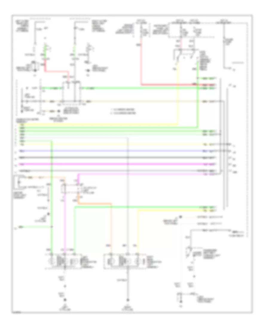 Электросхема внешнего освещения (2 из 2) для Scion xD 2011