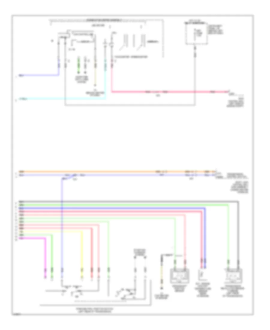 Электросхема коробки передач АКПП (2 из 2) для Scion xD 2011