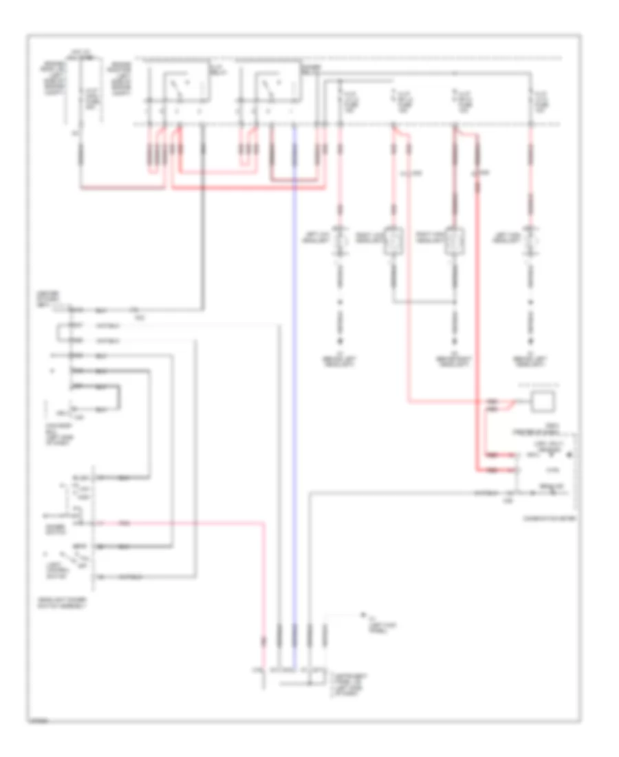 Электросхема фар, без DRL для Scion xB 2012