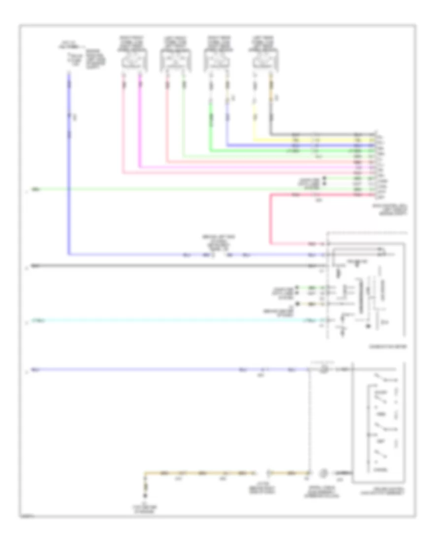 Электросхема системы круизконтроля (2 из 2) для Scion xD 2012