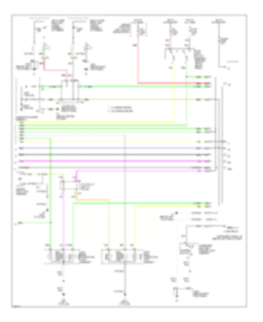 Электросхема внешнего освещения (2 из 2) для Scion xD 2012