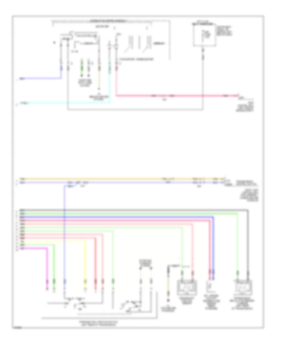 Электросхема коробки передач АКПП (2 из 2) для Scion xD 2012