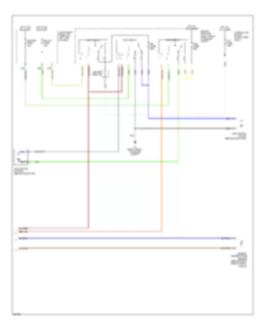 Электросхема кондиционера с ручный управлением (3 из 3) для Scion FR-S 2013