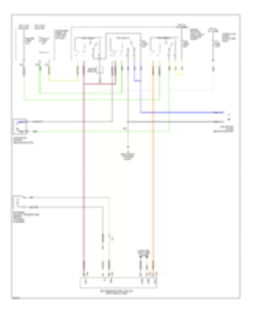 Электросхема системы охлаждения для Scion FR-S 2013