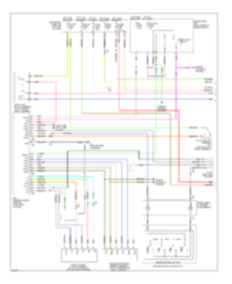 Электросхема системы круизконтроля (1 из 2) для Scion FR-S 2013