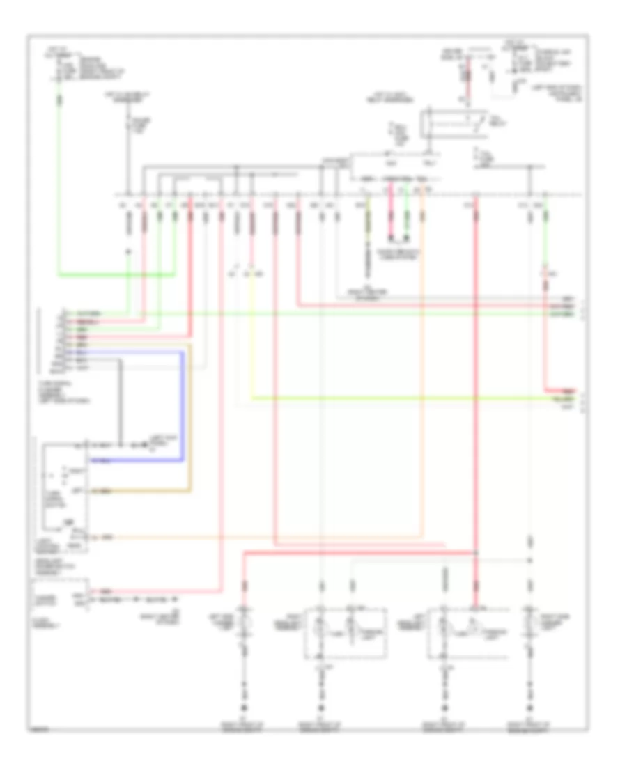 Электросхема внешнего освещения (1 из 2) для Scion FR-S 2013