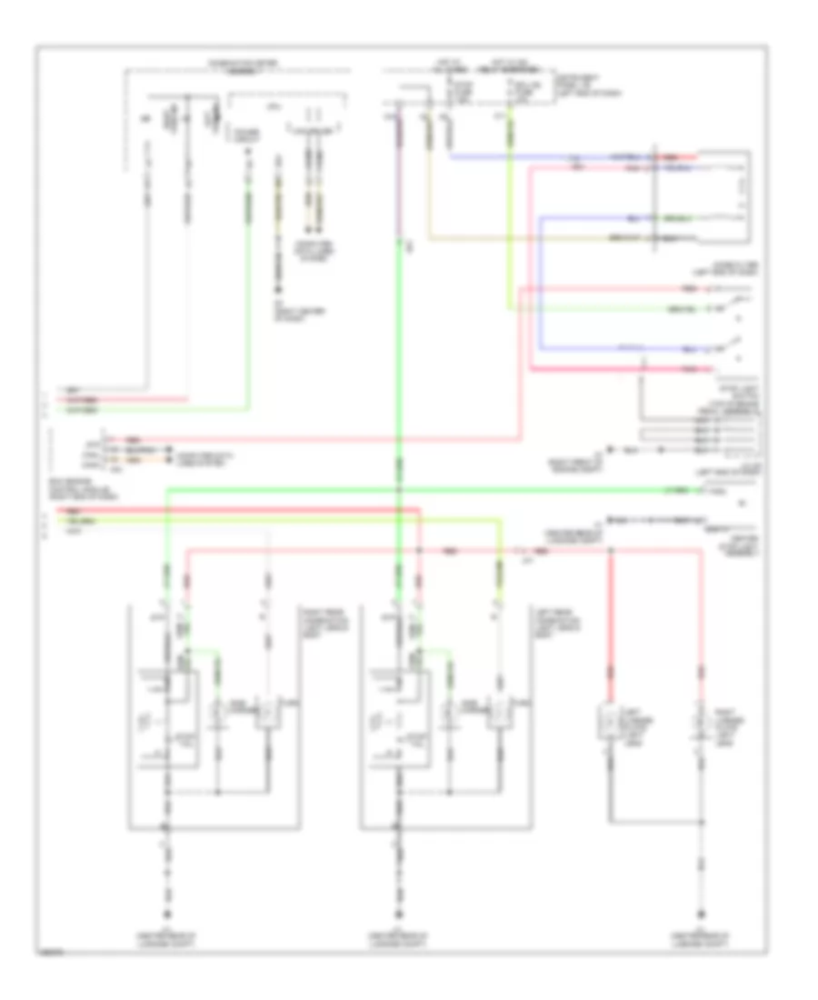 Электросхема внешнего освещения (2 из 2) для Scion FR-S 2013