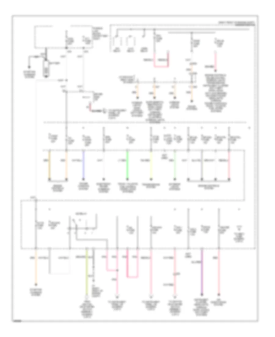 Электросхема блока предохранителей и реле (1 из 3) для Scion FR-S 2013