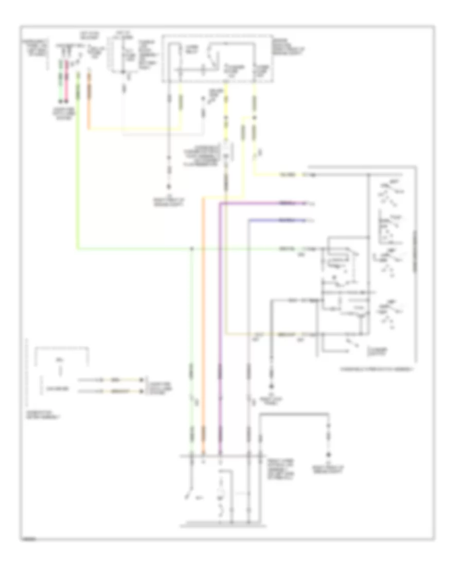 Электросхема стеклоочистителя, дворников и омывателя для Scion FR-S 2013