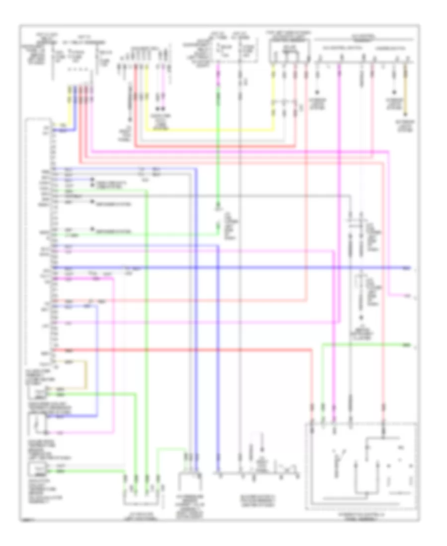Automatic AC Wiring Diagram, EV (1 of 3) for Scion iQ 2013