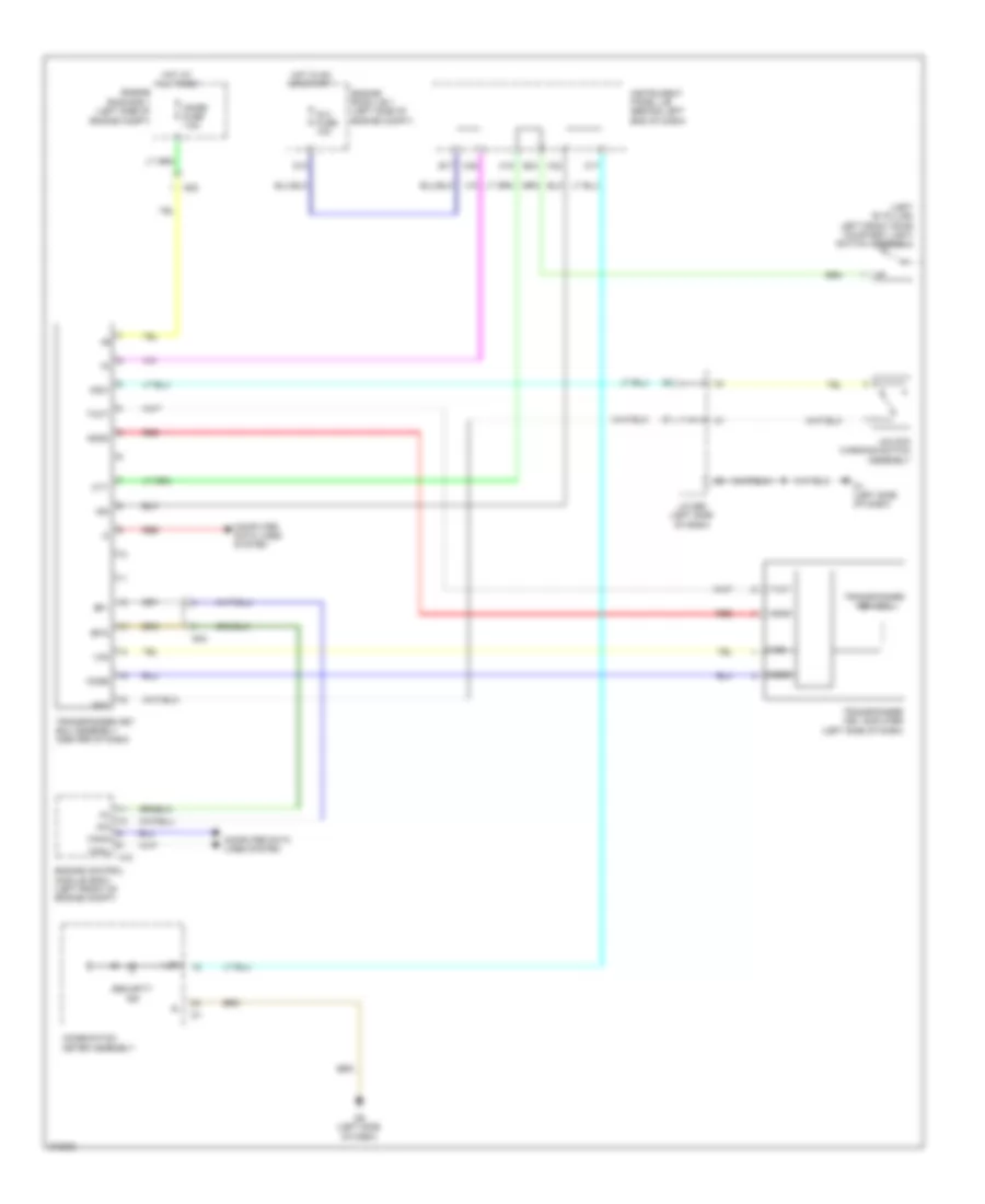 Immobilizer Wiring Diagram, Except EV for Scion iQ 2013