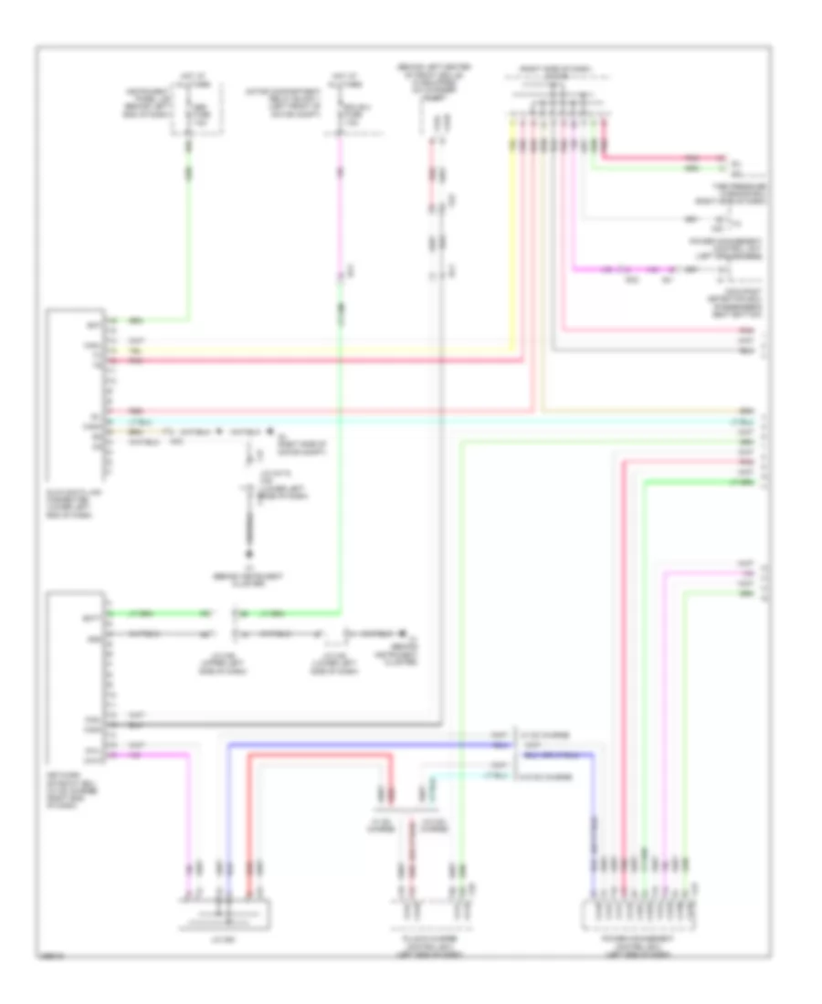 Computer Data Lines Wiring Diagram EV 1 of 2 for Scion iQ 2013
